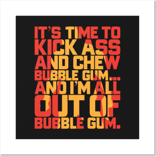 Kick Ass & Chew Bubble Gum Posters and Art